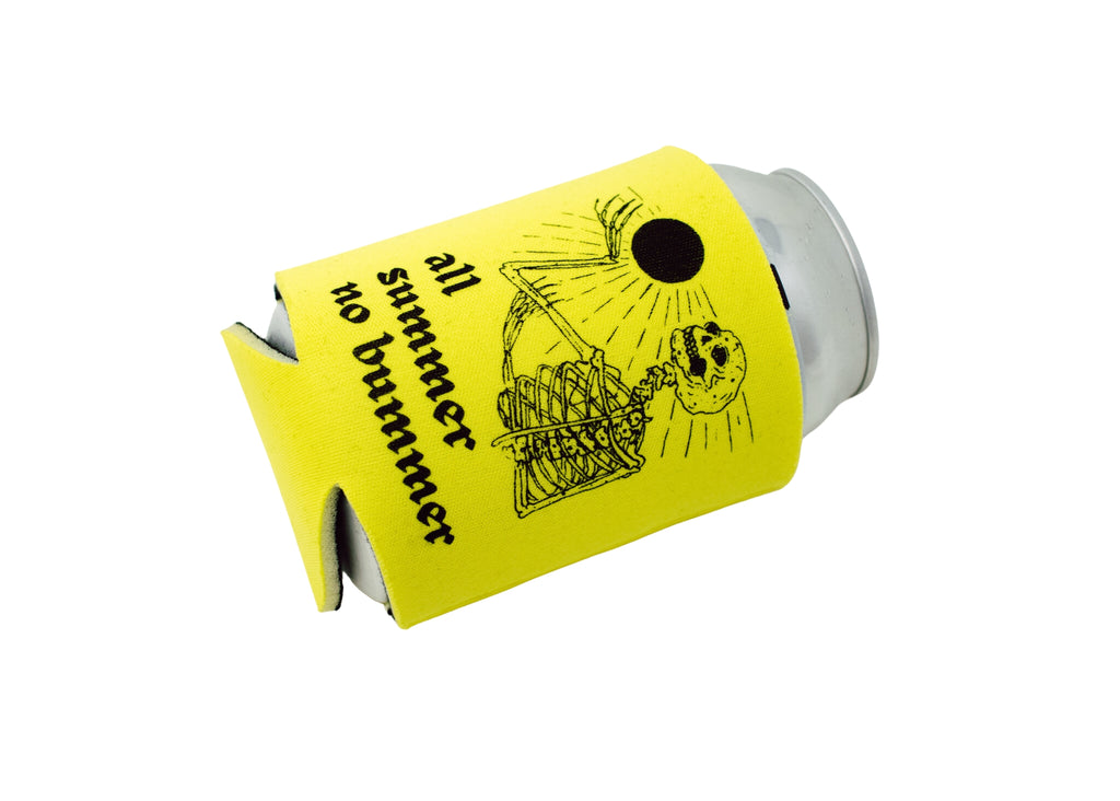 Yellow Skeleton Can Holder