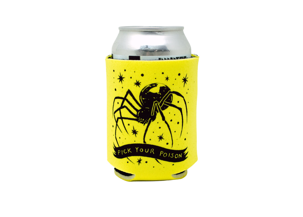 Yellow Spider Can Holder